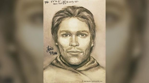 Sketsa wajah pengancam Stormy Daniels