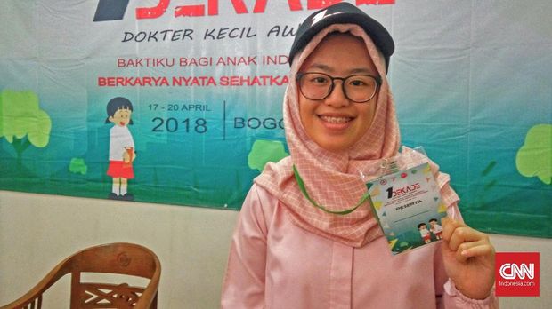 Salsabila, dokter kecil yang ingin jadi guru