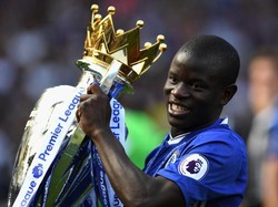 N’Golo Kante menangi Piala Dunia 2018 dengan Prancis. Kante pernah menangi Liga Inggris bersama Leicester (2015/2016) dan Chelsea (2016/2017) (Getty)