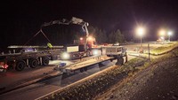 Proses pembangunan lajur untuk mobil listrik. Foto: eRoadArlanda