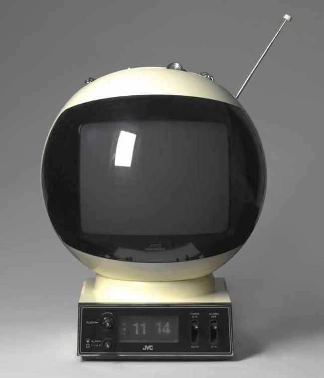 TV dengan desain futuristik sudah ada di tahun 1968-1977. Keracolor Sphere, dahulu dijual cukup mahal karena ukurannya yang kompak dan. Foto: Dok. Gizmodo