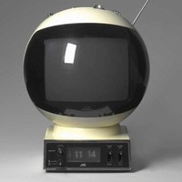 TV dengan desain futuristik sudah ada di tahun 1968-1977. Keracolor Sphere, dahulu dijual cukup mahal karena ukurannya yang kompak dan. Foto: Dok. Gizmodo