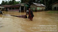  Ratusan rumah yang terendam banjir itu berada di Desa Perentak, Kecamatan Pangkalan Jambu, serta Desa Durian Lencah, Kecamatan Sungai Manau, Kabupaten Merangin Provinsi Jambi.