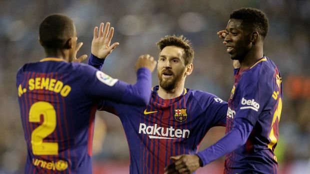 Barcelona membukukan catatan tak terkalahkan dalam 33 laga La Liga.