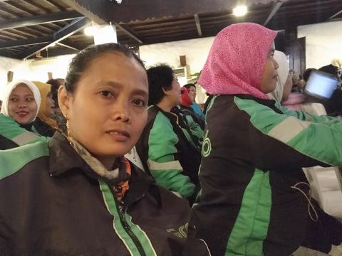 Driver Ojek Online Wanita.