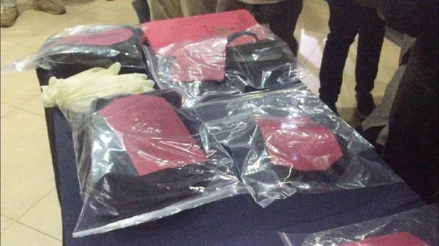 Barang bukti pembunuhan Ali 