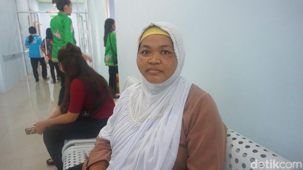 Yedi Suhaini, warga Sanggau Kalbar, kini tak perlu lagi berobat ke Malaysia.