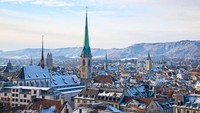 Zurich, Swiss. Kota pusat keuangan ini menempati nomor tiga dalam daftar kota termahal untuk perjalanan bisnis di tahun 2018 (CNN Travel)