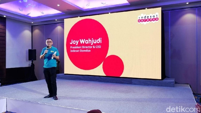 CEO Indosat Ooredoo Joy Wahyudi. Foto: Muhamad Alif Goenawan/detikINET CEO Indosat Ooredoo Joy Wahyudi. Foto: Muhamad Alif Goenawan/detikINET