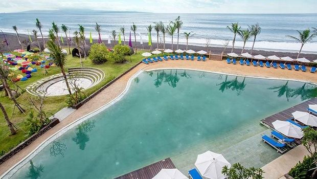 Panorama indah dari resort