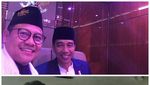 Adu Selfie Bareng Jokowi: Rommy vs Cak Imin