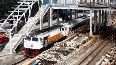 Penampakan Terkini Pembangunan Stasiun Buaran