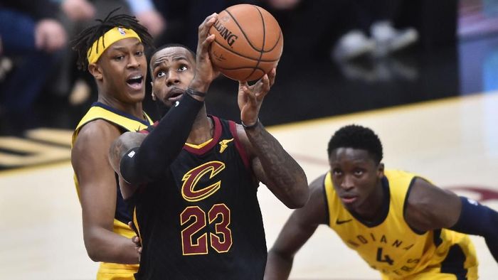 Cleveland Cavaliers kalahkan Indiana Pacers di gim kedua Playoff NBA (Ken Blaze-USA TODAY Sports) Cleveland Cavaliers kalahkan Indiana Pacers di gim kedua Playoff NBA (Ken Blaze-USA TODAY Sports)
