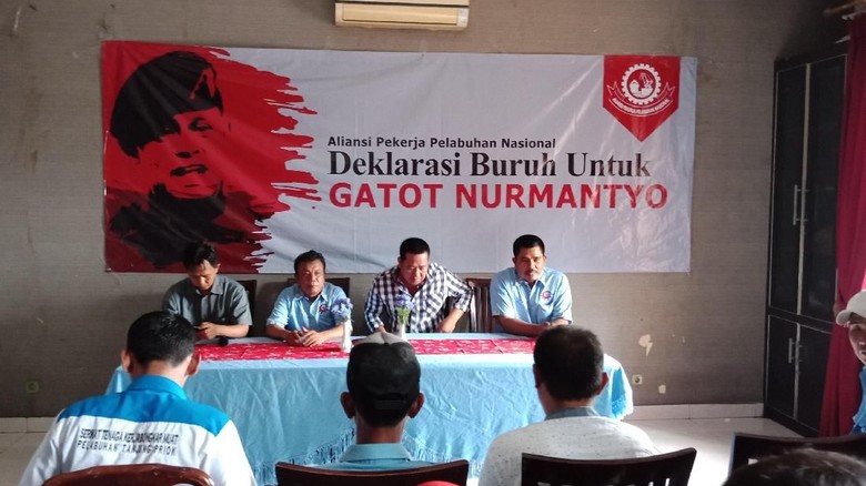 Aliansi Buruh Pelabuhan Deklarasi Dukung Gatot Capres 2019 Aliansi Buruh Pelabuhan Deklarasi Dukung Gatot Capres 2019
