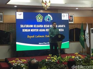 Menag Hadiri Peluncuran Jam Kesehatan di RS Haji Jakarta