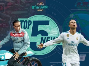 Jokowi ala Dilan di IIMS 2018, Ronaldo Selamatkan Madrid