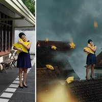 Foto Katrina sedang memegang bintang seperti keluar dari buku cerita. Foto: Dok. Instagram/@hellokatrinaaa