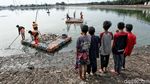 Sampah di Waduk Cincin Dibersihkan