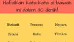 Seberapa Bagus Memori Otak Kamu? Buktikan Lewat Tes Berikut