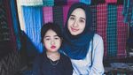 Foto: Laudya Cynthia Bella dan Suku Baduy