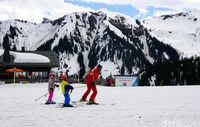 Main ski di Club Med Grand Massif Samoens Morillon (Wahyu/detikcom)
