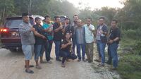 Momen penangkapan Samsudin oleh polisi