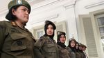 Foto: Aksi Satpol PP Wanita The Winning Team Anies-Sandi