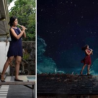 Terinspirasi dari kisah si peniup seruling. Foto: Dok. Instagram/@hellokatrinaaa