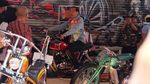 Foto: Jokowi Tunggangi Motor Kustom Merah dan Hijau