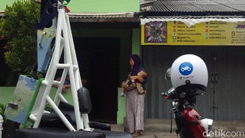 Selain dibuat seperti ransel, Trekker juga dimodifikasi agar dapat dipasangkan pada skuter atau sepeda motor. Foto: Muhamad Imron Rosyadi/detikINET