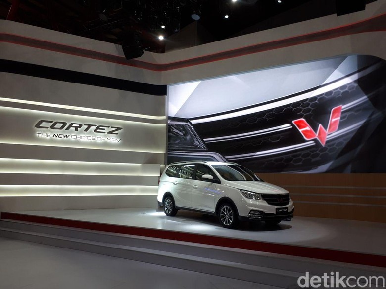 Wuling Cortez di pameran IIMS. Foto: M luthfi Andika Wuling Cortez di pameran IIMS. Foto: M luthfi Andika