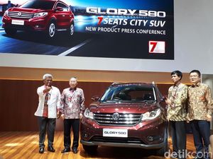SUV China Glory 580 Dirilis, Garansinya Super Lama sampai 7 Tahun