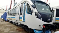 Kereta LRT ini akan dipakai untuk uji coba sebelum resmi beroperasi saat Asian Games.