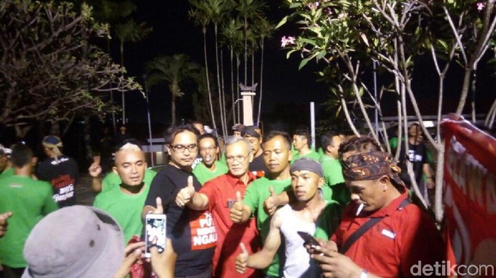 Aria Bima Temui Massa Pendukung Ganjar-Yasin
