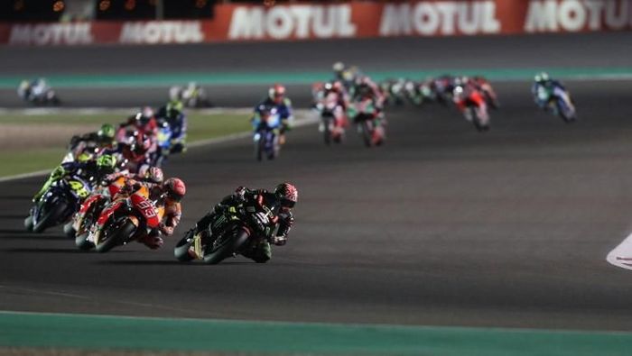 Johann Zarco ingin mencuri ilmu Marc Marquez di Austin. (Foto: Karim Jaafar/AFP Photo) Johann Zarco ingin mencuri ilmu Marc Marquez di Austin. (Foto: Karim Jaafar/AFP Photo)