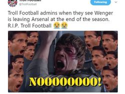 Meme Lucu dan Sedih Iringi Kepergian Wenger