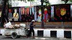 Mural Ondel-ondel Percantik Trotoar di Kuningan