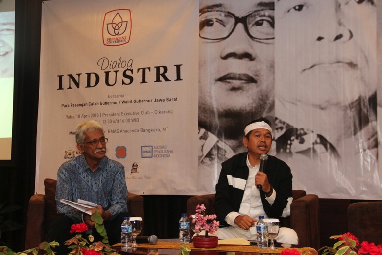 President University Pertemukan Paslon Pilgub Jabar & Pengusaha President University Pertemukan Paslon Pilgub Jabar & Pengusaha