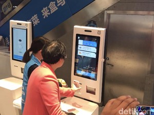 Gemas! Kasir Digital Berwujud Kuda Nil