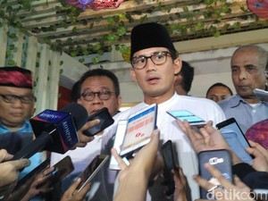 Sandiaga: Mahesa-Rizki Kehilangan Nyawa di Bagi Sembako Monas