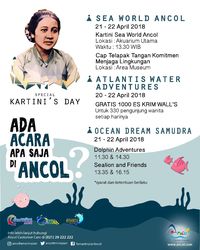 Rangkaian kegiatan di Anco untuk Hari Kartini dan Hari Bumi (dok Humas Ancol)