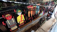 Seni mural tersebut terdapat di kawasan perempatan Kuningan Barat, Jakarta Selatan, Jumat (20/4/2018).