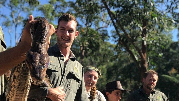 Foto: Si Piton Monster yang Sedang Jalani Diet