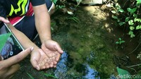 Inilah sumber mata air panas di Ciamis. Lokasinya di wilayah Dusun Nanggewer, Desa Jelat Kecamatan Baregbeg, Kabupaten Ciamis. (Dadang/detikTravel)