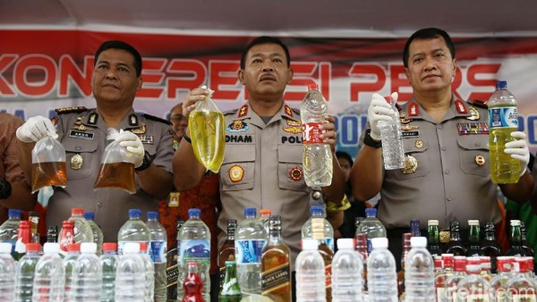 Polisi Sita 39 Ribu Miras dan Tangkap 180 Pelaku
