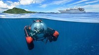 Kapal selam ramping ini dapat menyelam hingga 300 meter. CNBC/Istimewa.