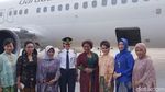 Foto: Menteri Susi nan Anggun di Kartini Flight
