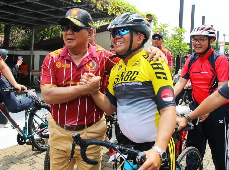 Bersepeda di Milad PKS, Prabowo: Simbol Fitness Bersepeda di Milad PKS, Prabowo: Simbol Fitness