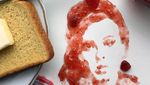 Keren! 10 Lukisan Potret Selebriti Ini Terbuat dari Bahan Makanan Unik