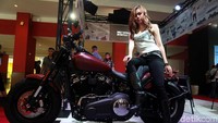 Tampaknya penggunaan wanita-wanita cantik itu disengaja untuk mencitrakan produk motor gede yang dipamerkan adalah produk berkelas.